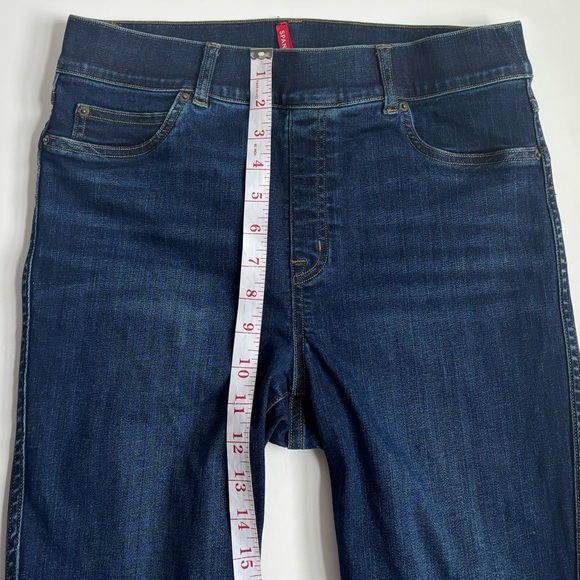 Spanx Ankle Skinny Pull On Jeans Midnight Shade Size Large Style no. 20342R - Picture 11 of 14